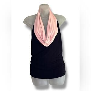 Arden B halter top in contrasting colors NEW